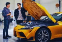Sports car by toyota